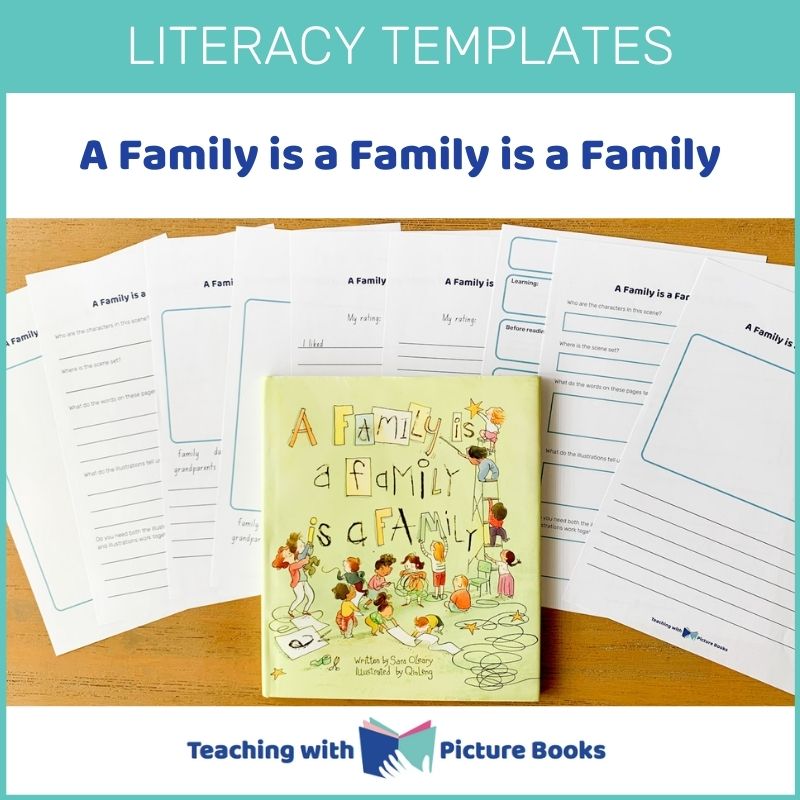 a family is a family is a family writing templates