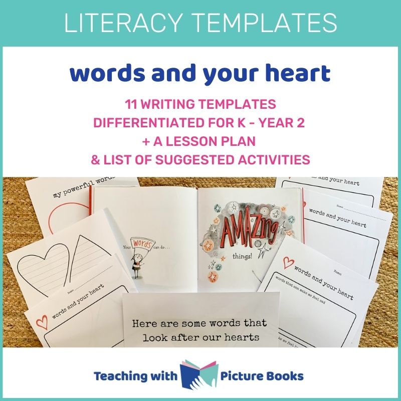 words and your heart writing templates